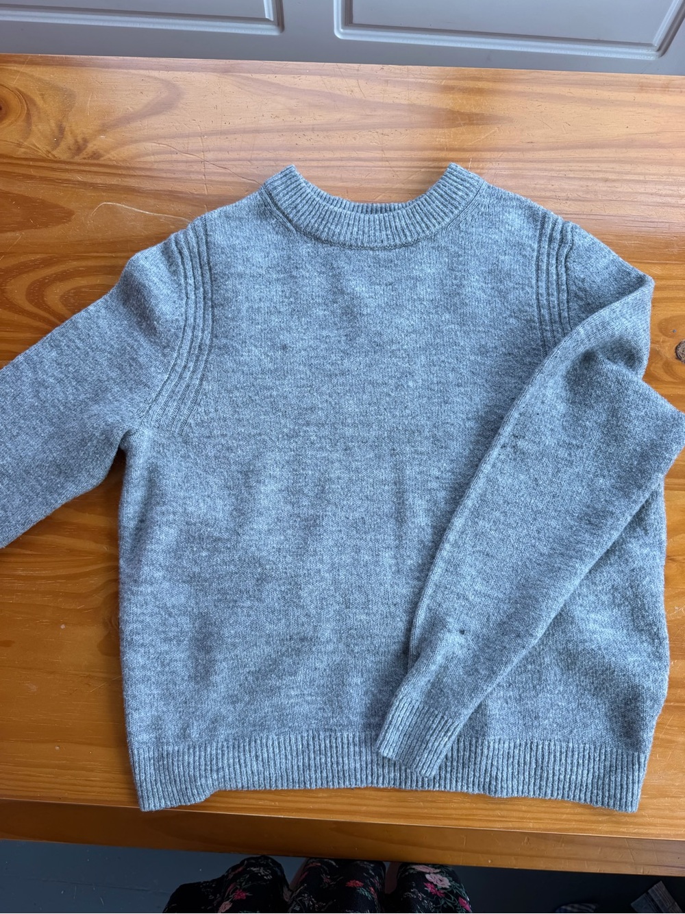 a new day Gray Crewneck Sweater